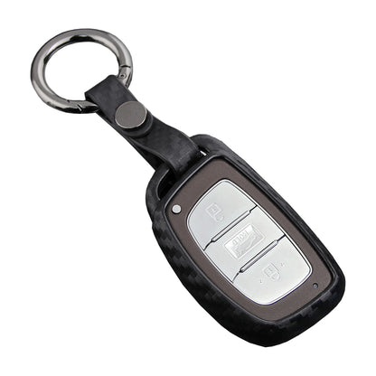 Custodia in similpelle e silicone per chiave auto con fibbia per Hyundai