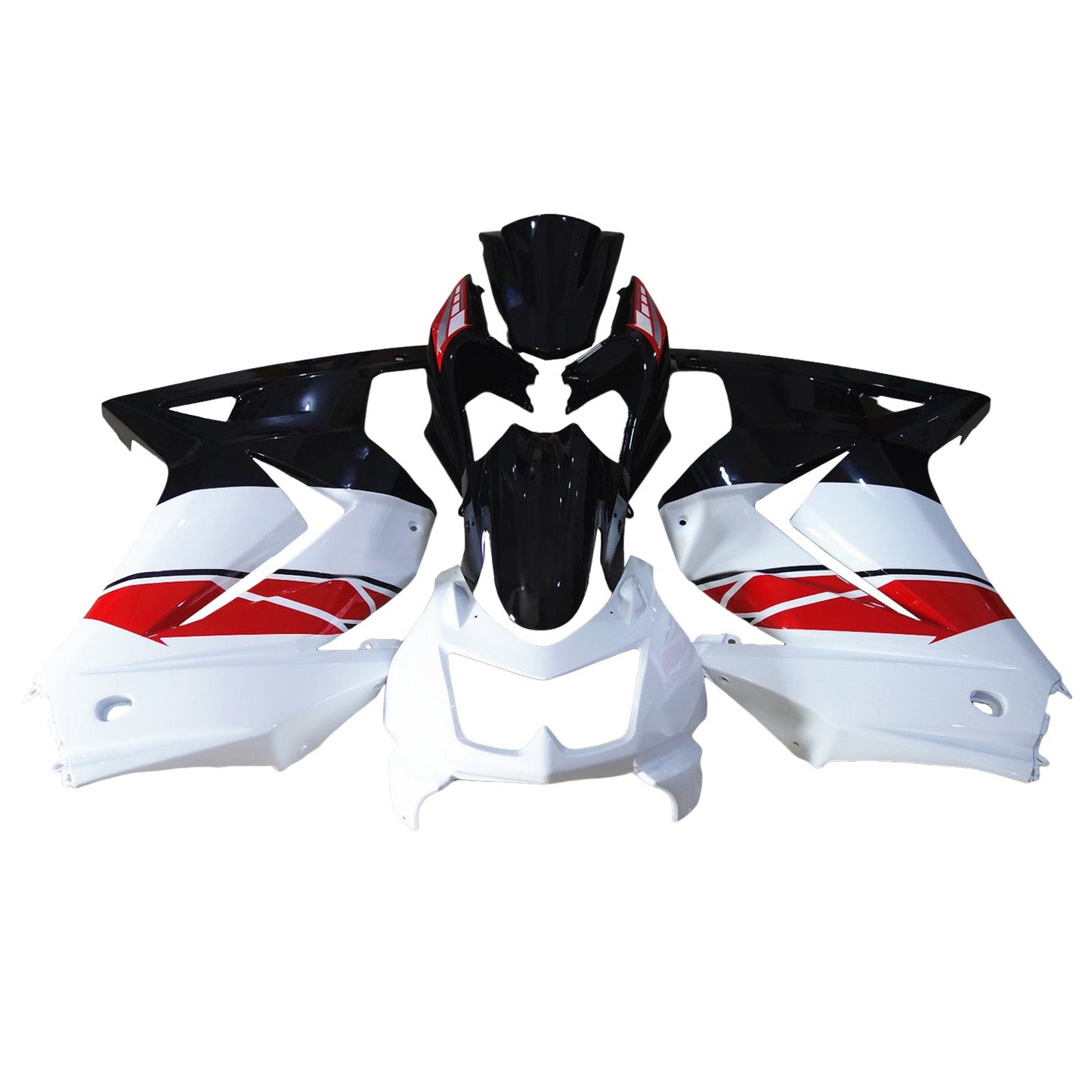 Kit carenatura iniezione in plastica ABS adatto per Kawasaki EX250 Ninja250R 2008-2012