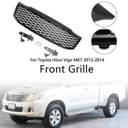 Griglia paraurti anteriore nera opaca Toyota Hilux Vigo MK7 2012-2014