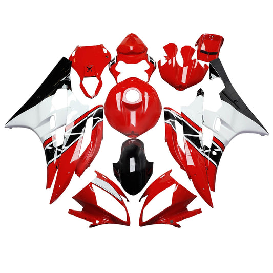 Kit carenatura iniezione plastica ABS per Yamaha YZFR6 YZF-R6 2006-2007
