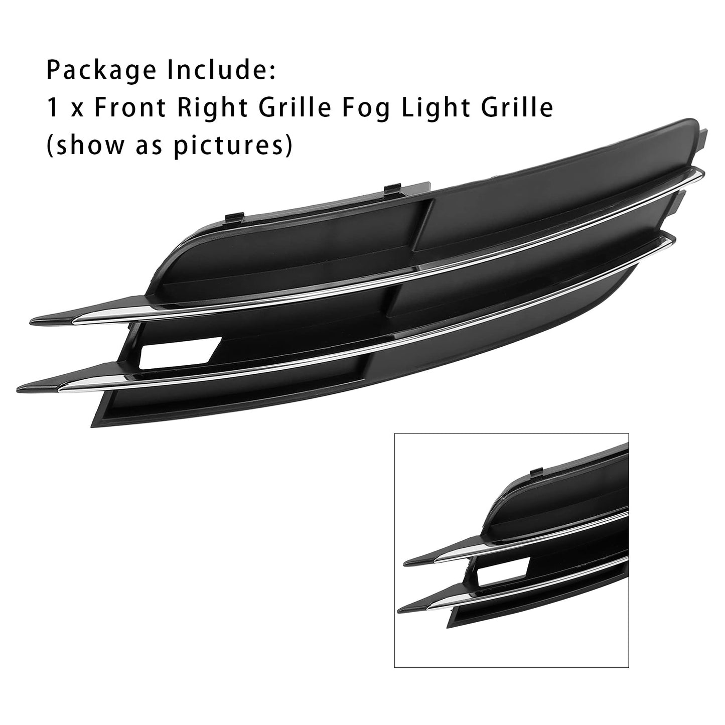 Griglia paraurti anteriore destro Audi A6 C7 2011-2014 griglia fendinebbia 4G0807682