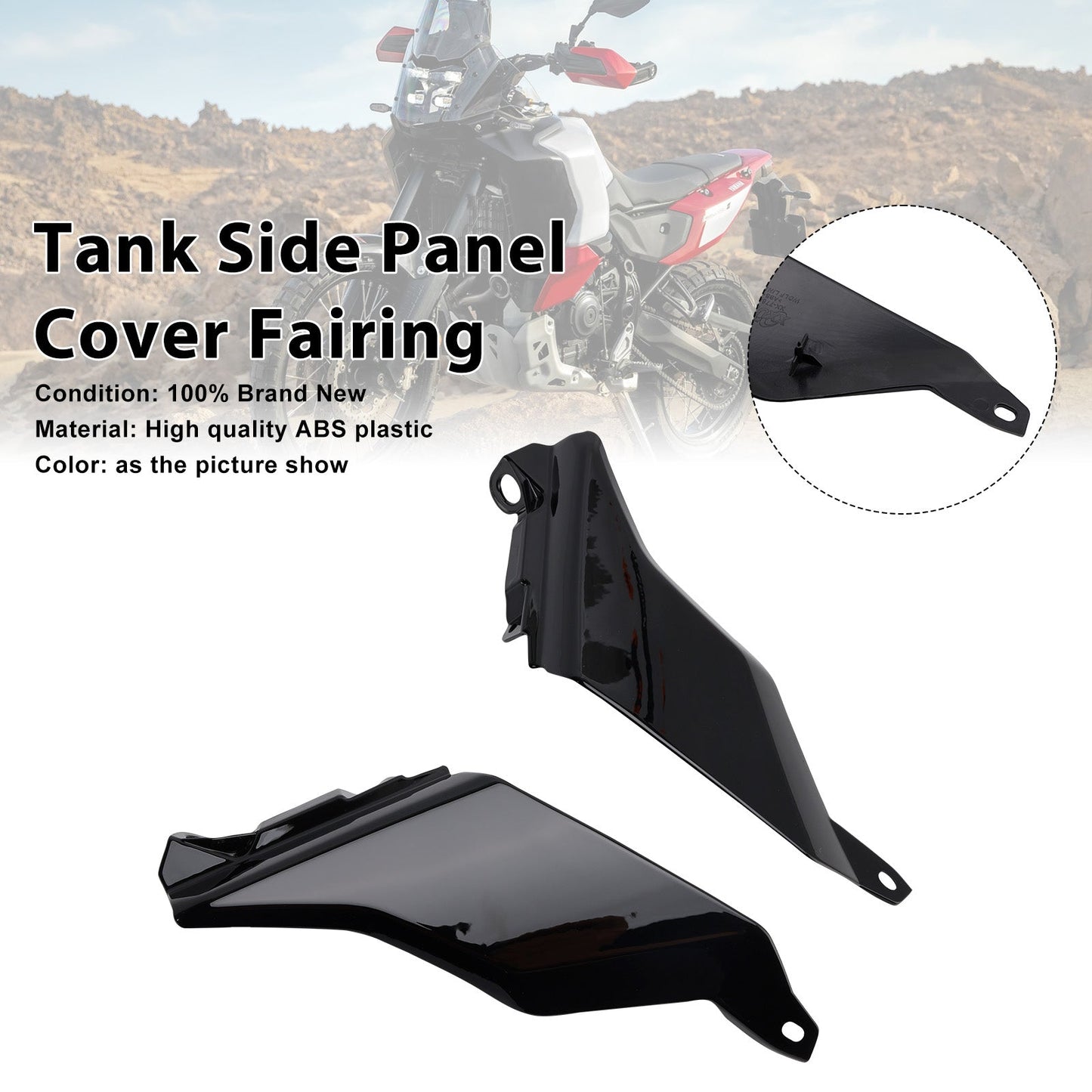 Copertura laterale del serbatoio/carenatura per Yamaha Tenere 700 2025-2026