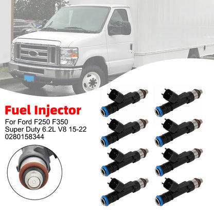 2015-2022 Per Ford F250 Super Duty 6.2L V8 8 pezzi Iniettori di carburante 0280158344