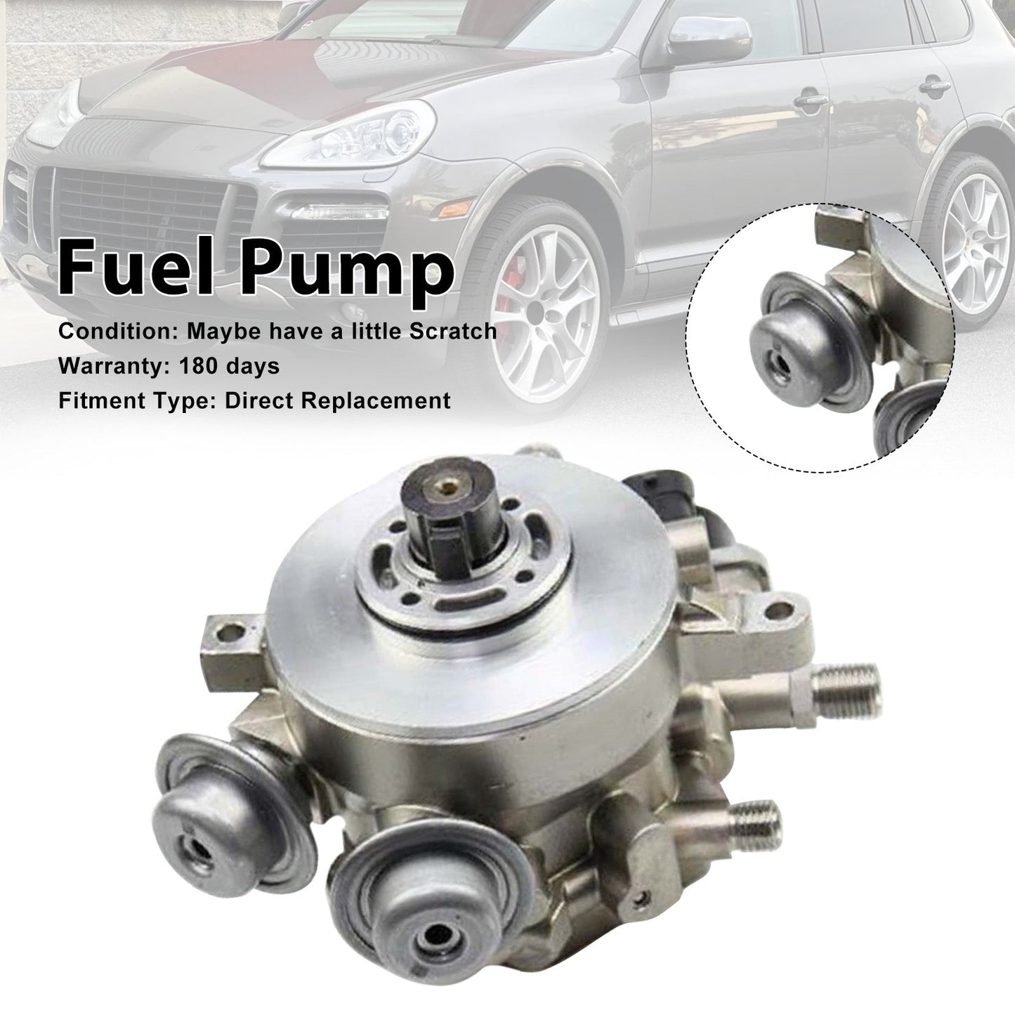 Pompa carburante ad alta pressione Porsche Cayenne 9PA1 Turbo Engine 4851 2008-2010 94811031555 94911031572