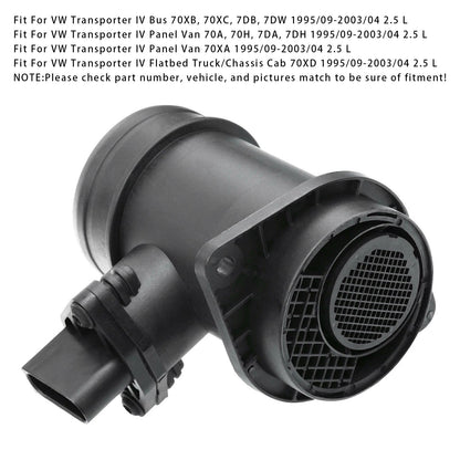 Sensore del flusso d'aria di massa per VW Transporter IV Passat 3B Superb I 0281002463