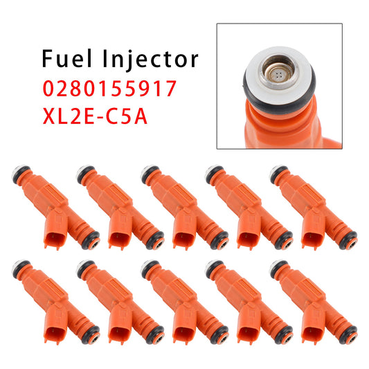 10 iniettori di carburante per Ford F250 F350 F450 F550 6.8L V10 Mercury 0280155917