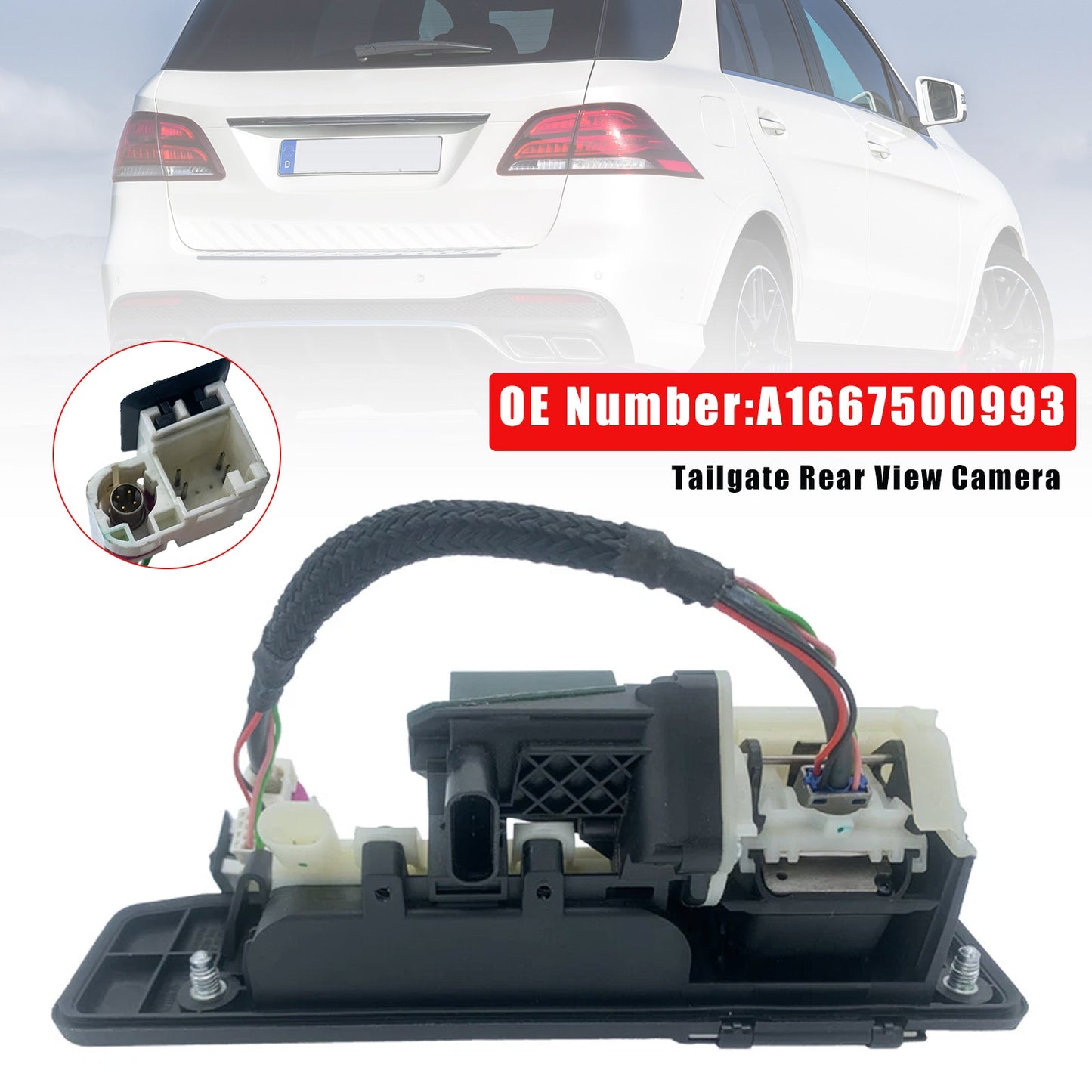 Telecamera posteriore per portellone posteriore Mercedes-Benz GLA200 GLA250 GLA45 AMG A1667500993