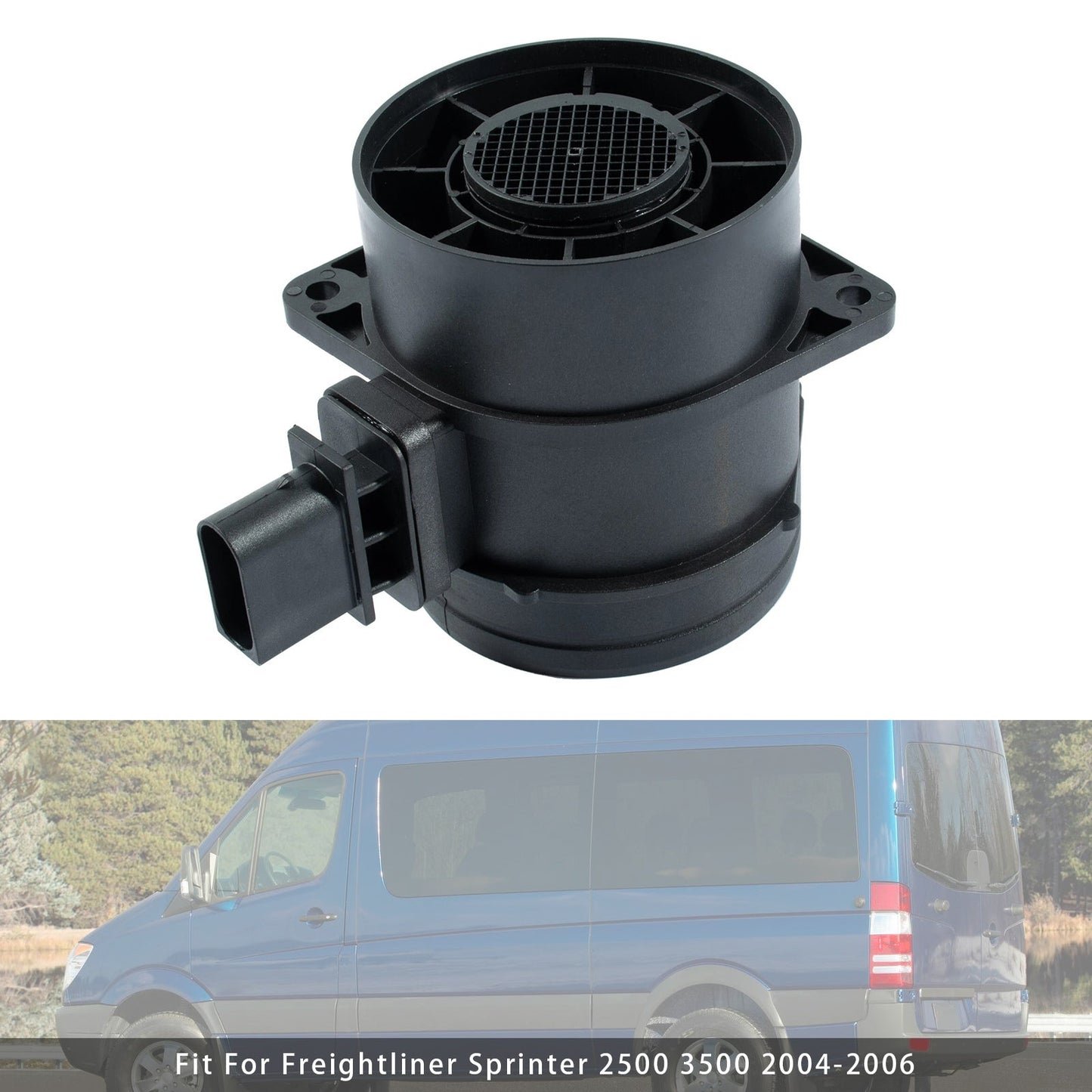 Sensore del misuratore di portata d'aria di massa per Mercedes-Benz Sprinter Jeep Crafter 0281002896