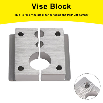 Strumento per la regolazione dell'ammortizzatore MRP Lift. Dotato di morsa/blocco da 8 mm/10 mm/1 pollice.