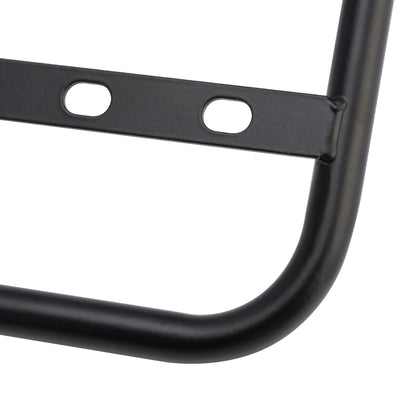 Staffa di montaggio per supporto borsa laterale BMW R12 2024-2025, acciaio nero, sinistra + destra