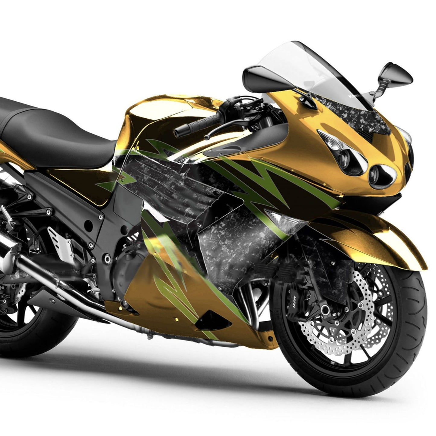 Kit carenatura iniezione adatto per Kawasaki ZX14R ZZR1400 2006-2011