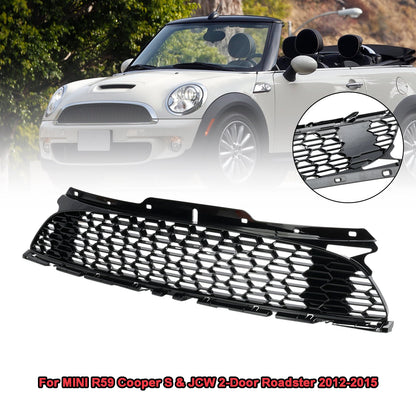 Griglia paraurti anteriore nera lucida Mini Cooper S R55 R56 R57 R58 R59 JCW Style 2007-2015