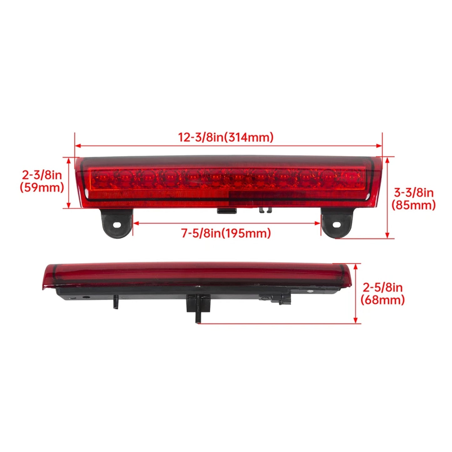 Lampada posteriore a LED per terza luce di stop per Chevy Tahoe Suburban 2000-2006