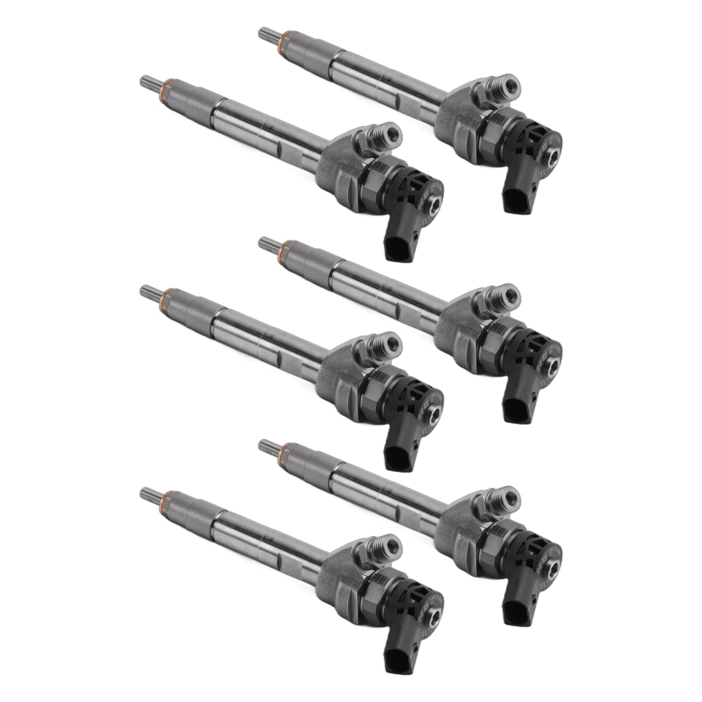 0445110597 Per BMW F10 F30 F15 328d X5 535d 740Ld N47 N57 Iniettore di carburante 6 pezzi