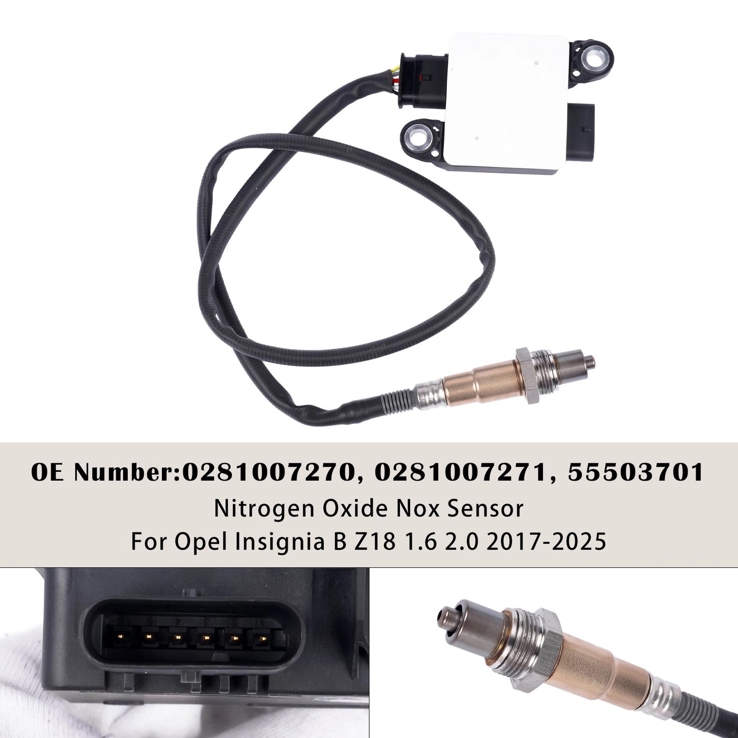 Sensore Nox 55503701 0281007270 per Opel Insignia B Z18 1.6 2.0 2017-2025
