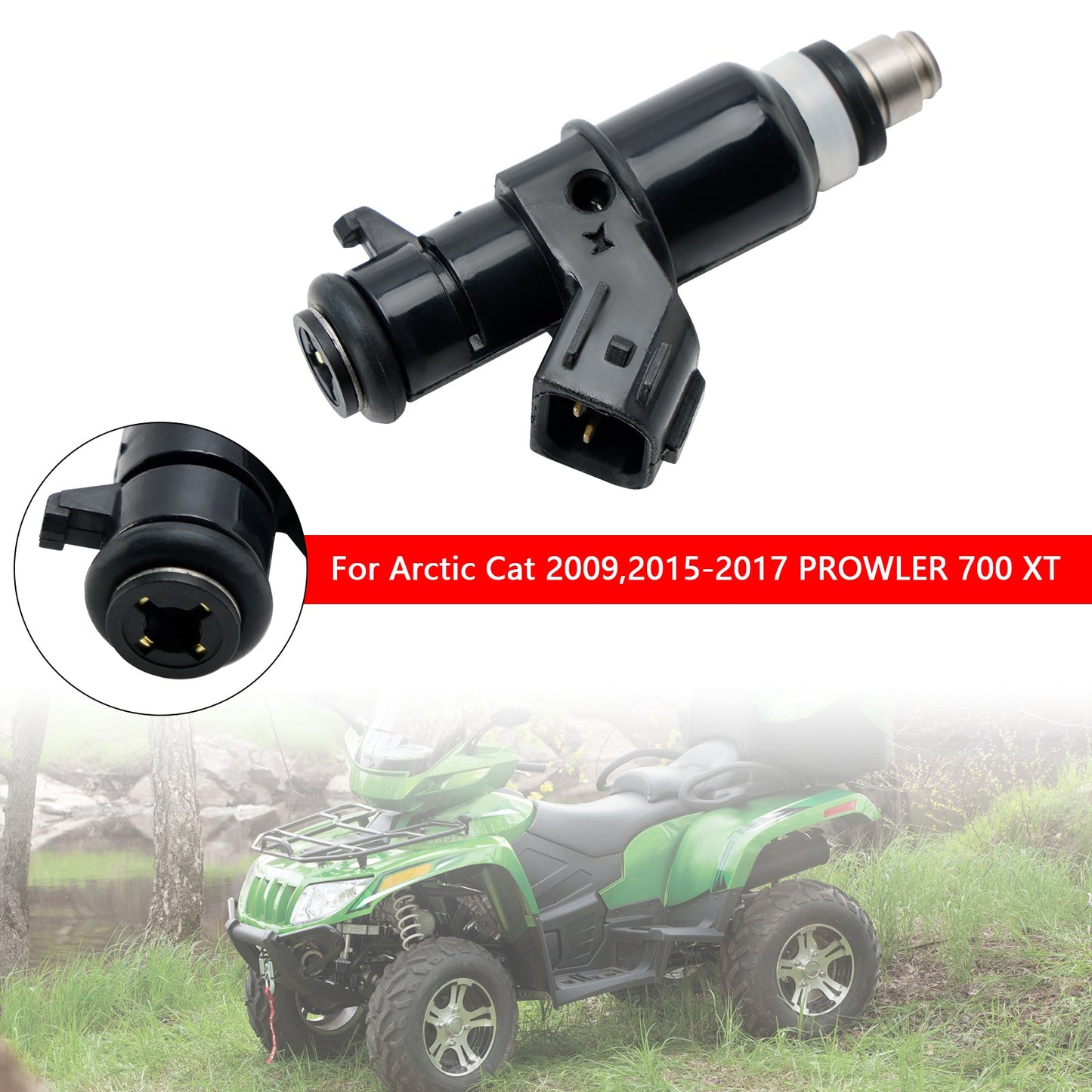 Iniettore di carburante per Arctic Cat ATV UTV SxS 700 HDX 550 TRV TBX 0470-762