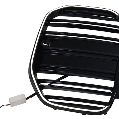 Griglia paraurti anteriore stile M4 per BMW Serie 4 G22 G23 G82 con ACC, compatibile con i modelli 2020-2025.