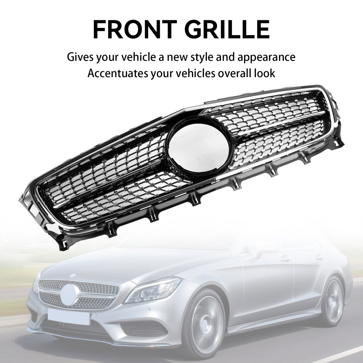 Per Mercedes-Benz W218 Classe CLS ClS350/500/550 2011-2014 Griglia anteriore