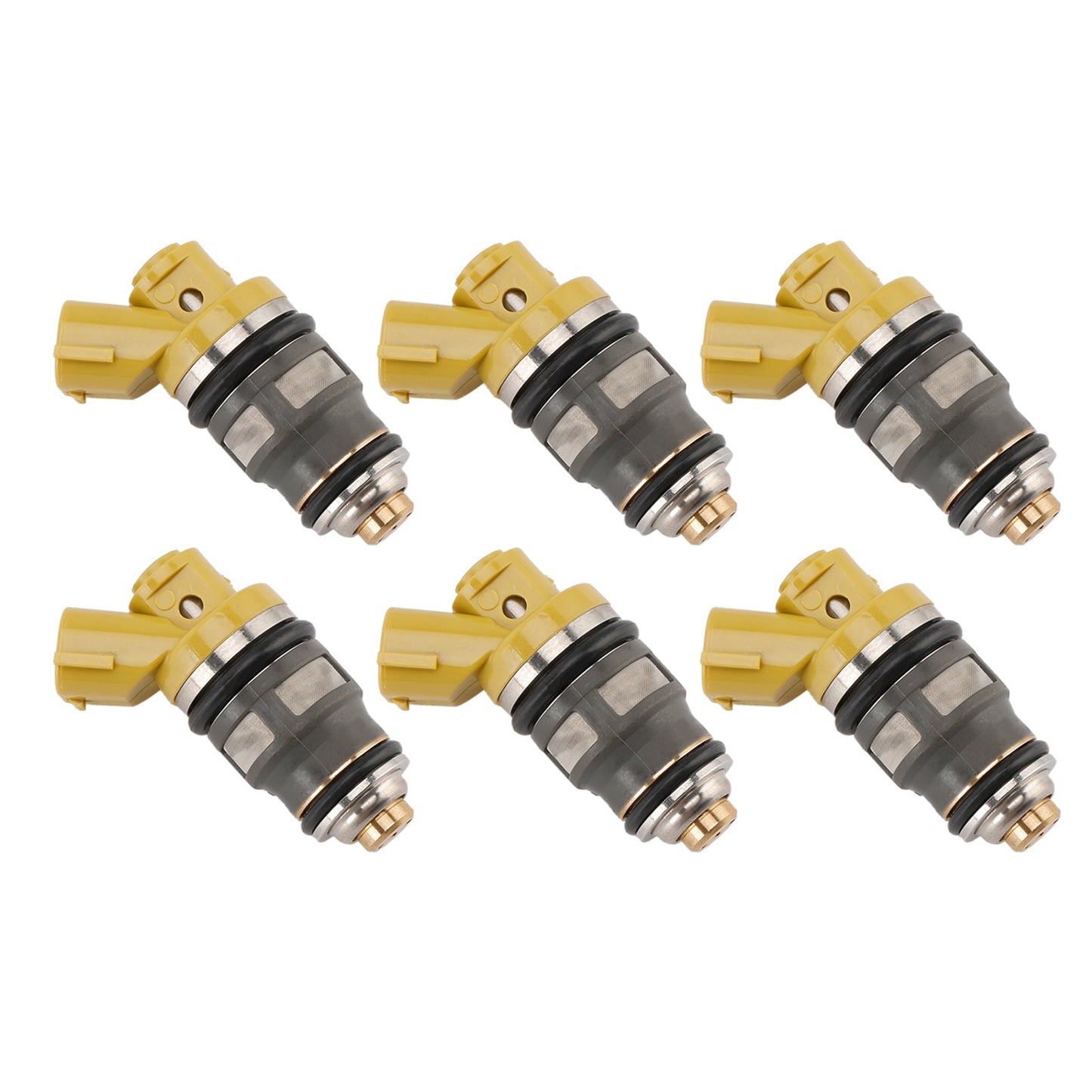 Iniettore di carburante 6 pezzi 1001-87091 adatto per Denso 650cc adatto per Toyota Supra JZA80 2JZGTE 2JZ