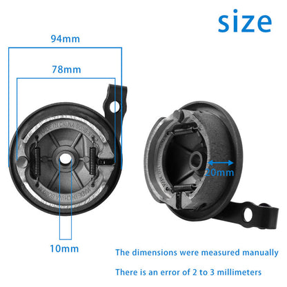 Copertura del freno del mozzo della ruota anteriore compatibile con Segway Ninebot Max G30/G30LE