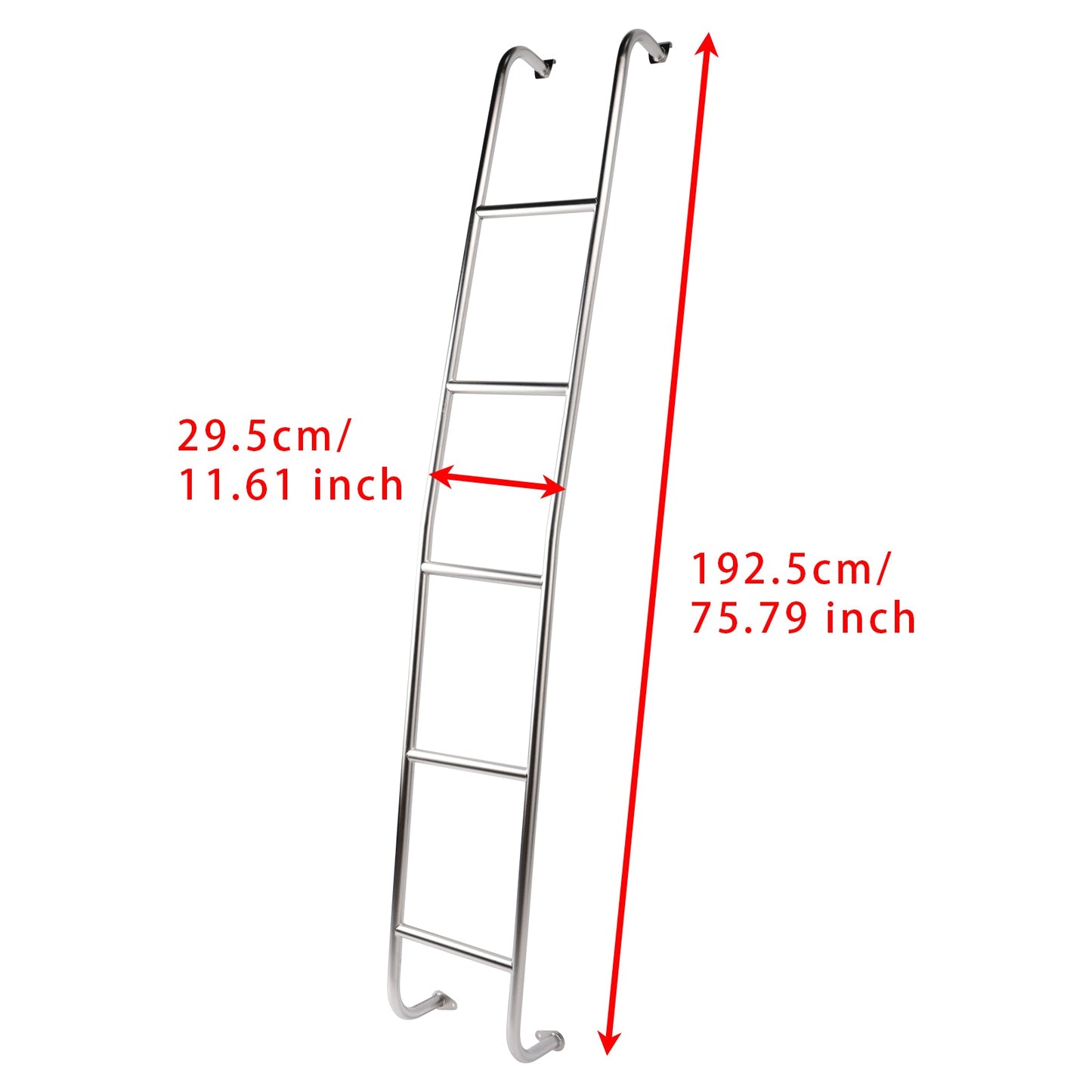 Scala per furgone a 5 gradini con tetto alto NISSAN NV2500 HD 2011-2021 093NVL 300 libbre