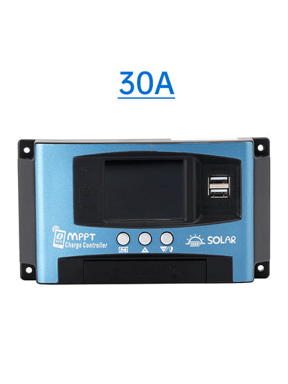 Regolatore solare MPPT 30A/60A/100A con monitoraggio della temperatura Bluetooth e ricarica