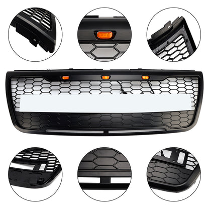 Griglia paraurti anteriore superiore grigia Ford Explorer 2012-2015 con luci