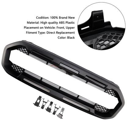 Griglia paraurti anteriore stile Raptor nera adatta per Ford Ranger 2019-2023
