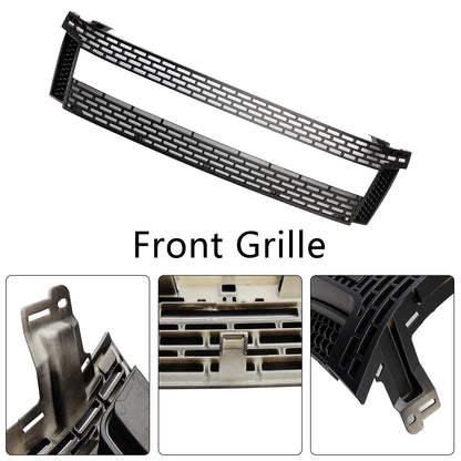 Per Ford Ranger T6 2012-2014 Griglia paraurti anteriore nera opaca(con/senza luci LED)
