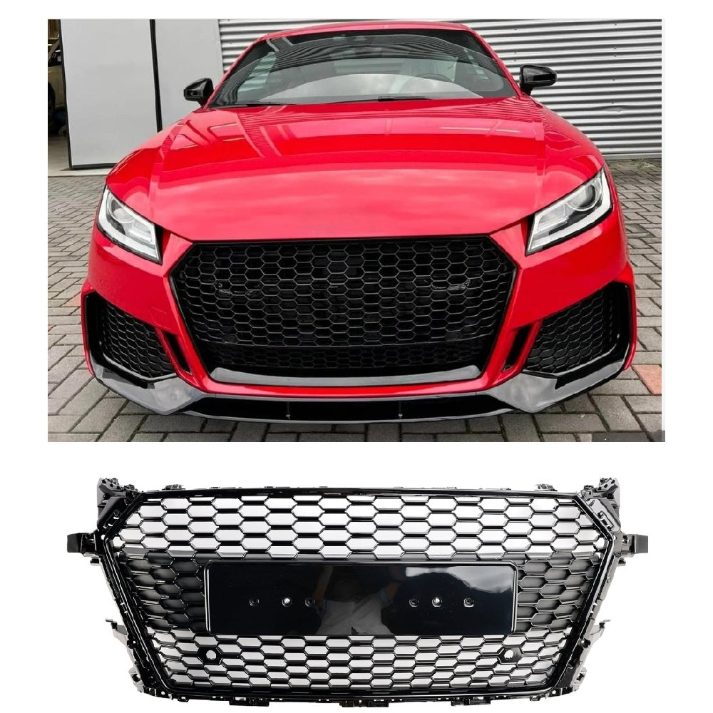 2014-2023 Audi TT/TTS MK3 FV Griglia anteriore a nido d'ape RS Mesh Radiatore presa d'aria Griglia nera