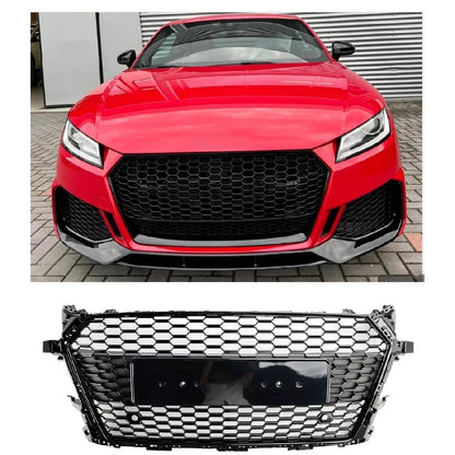 2014-2023 Audi TT/TTS MK3 FV Griglia anteriore a nido d'ape RS Mesh Radiatore presa d'aria Griglia nera