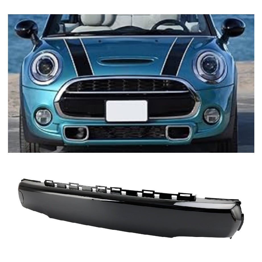 51117337791 Per MINI F55 F56 F57 Cooper S 2013-2021 Copri targa anteriore nero lucido