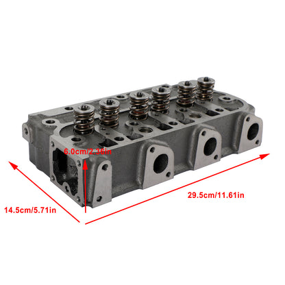 Per ESCAVATORE KUBOTA U25S KX41-2S KX41-2 3 cilindri Testata completa + guarnizione