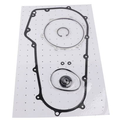 Kit guarnizioni e paraoli per coperchio primario per Softail FXST FLST 07-2017 e Dyna FXD 2006-17