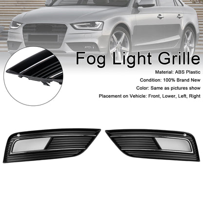 Griglia di copertura fendinebbia Audi A4 B8.5 S4 Style 2013-2015, paraurti standard