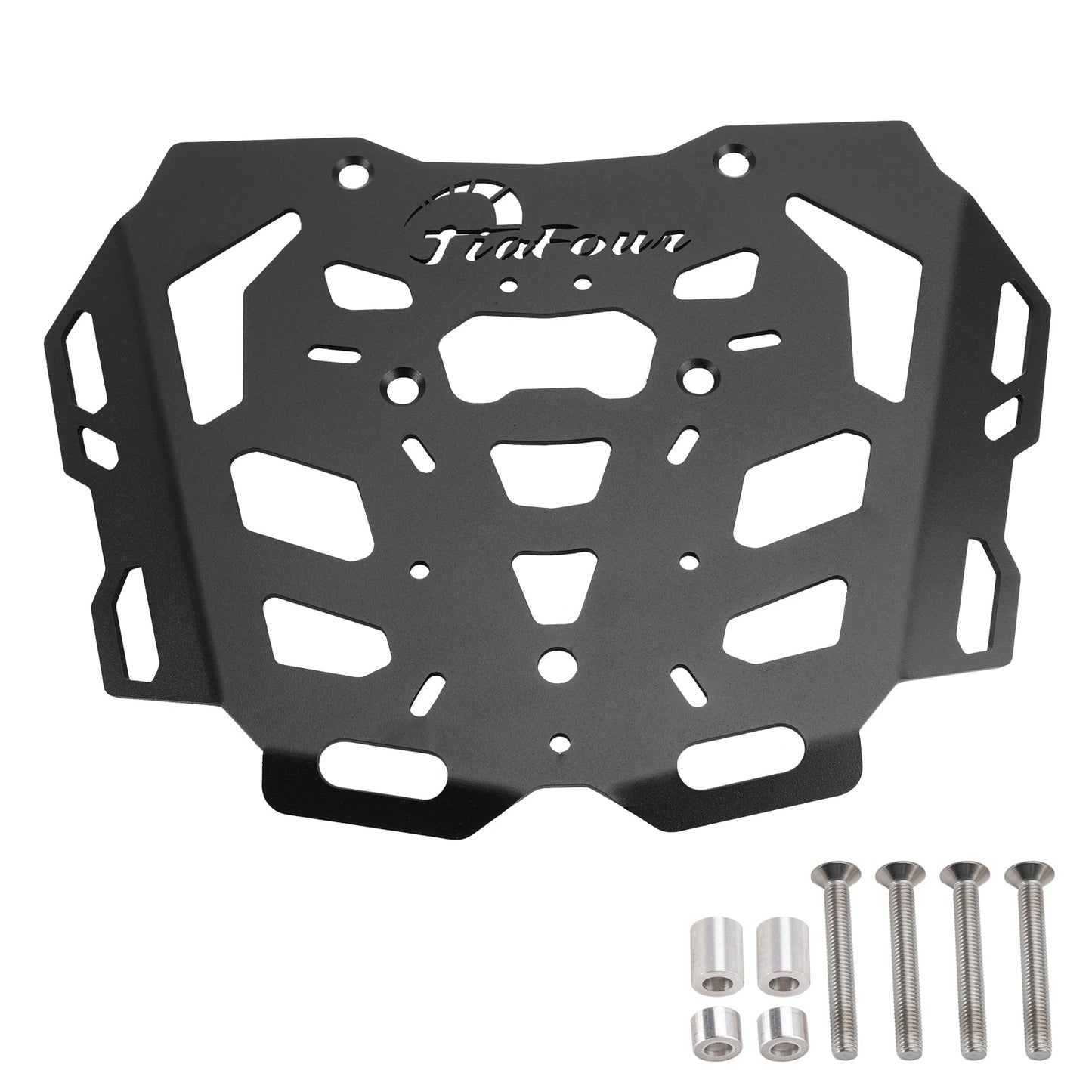 PIASTRA PORTAPACCHI SUPERIORE IN ALLUMINIO NERO PER HUSQVARNA NORDEN 901 2021-2024