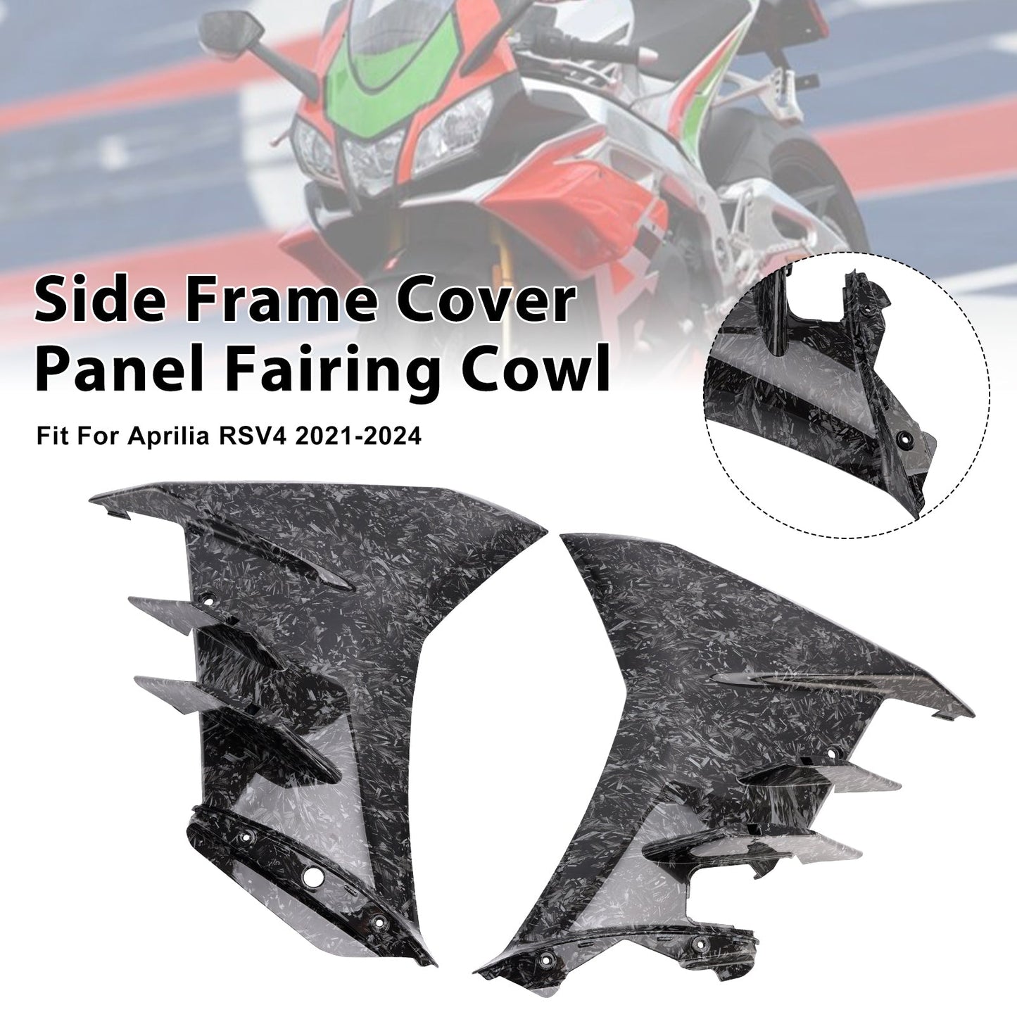 Pannello di copertura del telaio laterale per Aprilia RSV4 2021-2024