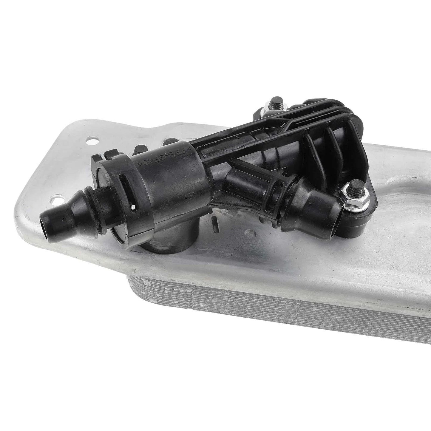 Scambiatore di calore per radiatore olio trasmissione con termostato per BMW 750Li xDrive F02 V8 4.4L con cambio automatico, 2010-2015, dal 10/10. Codice ricambio: 17217572540.