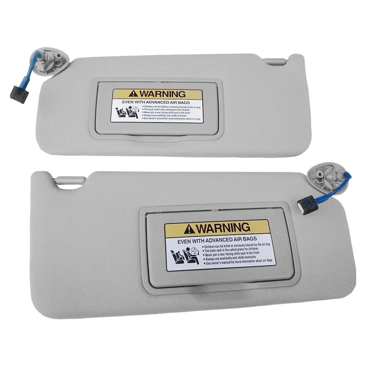 Coppia di visiere parasole grigie 83280TA5A51ZA per Honda Accord 2008-2017