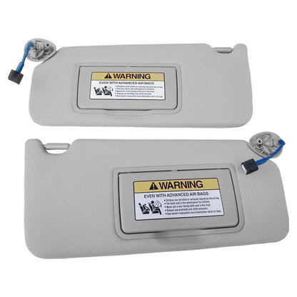Coppia di visiere parasole grigie 83280TA5A51ZA per Honda Accord 2008-2017