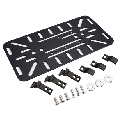 Kit staffa di montaggio universale per borsa laterale simmetrica nera per moto
