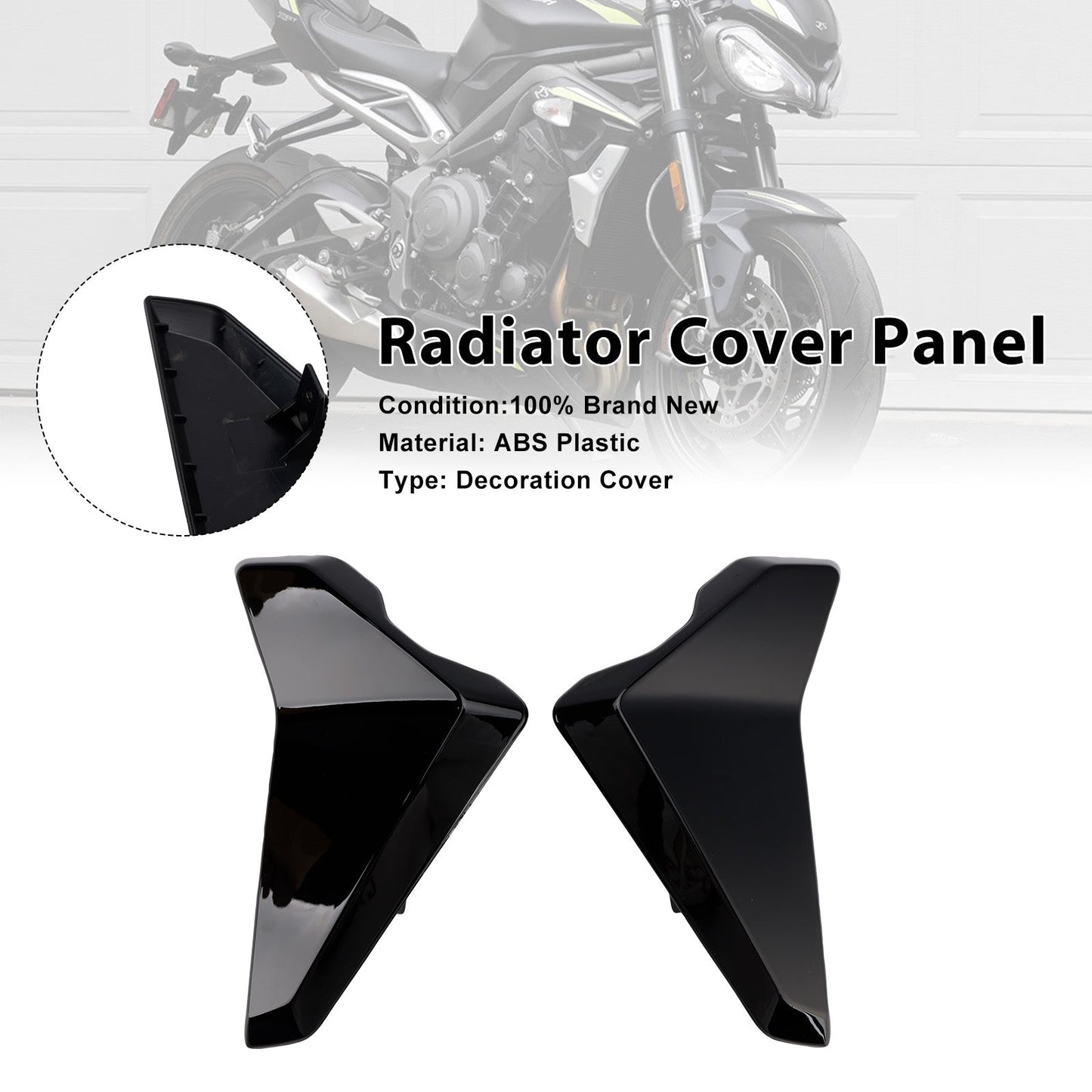 Pannelli di carenatura laterali del radiatore per Street Triple 765 R/RS 2023-2025