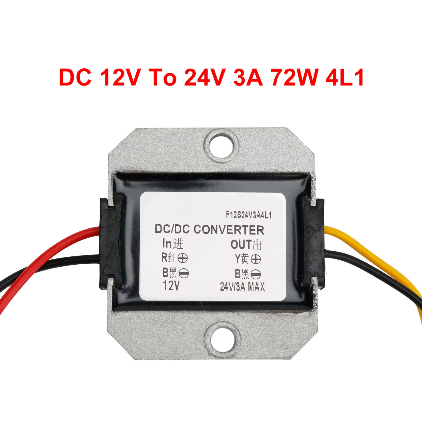 Convertitore 24V 1-20A Boost Modulo Regolatore a 12V Alimentatori Impermeabile