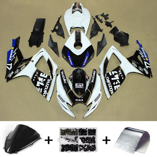 Kit carenatura iniezione plastica ABS per Suzuki GSXR 600/750 2006-2007 K6