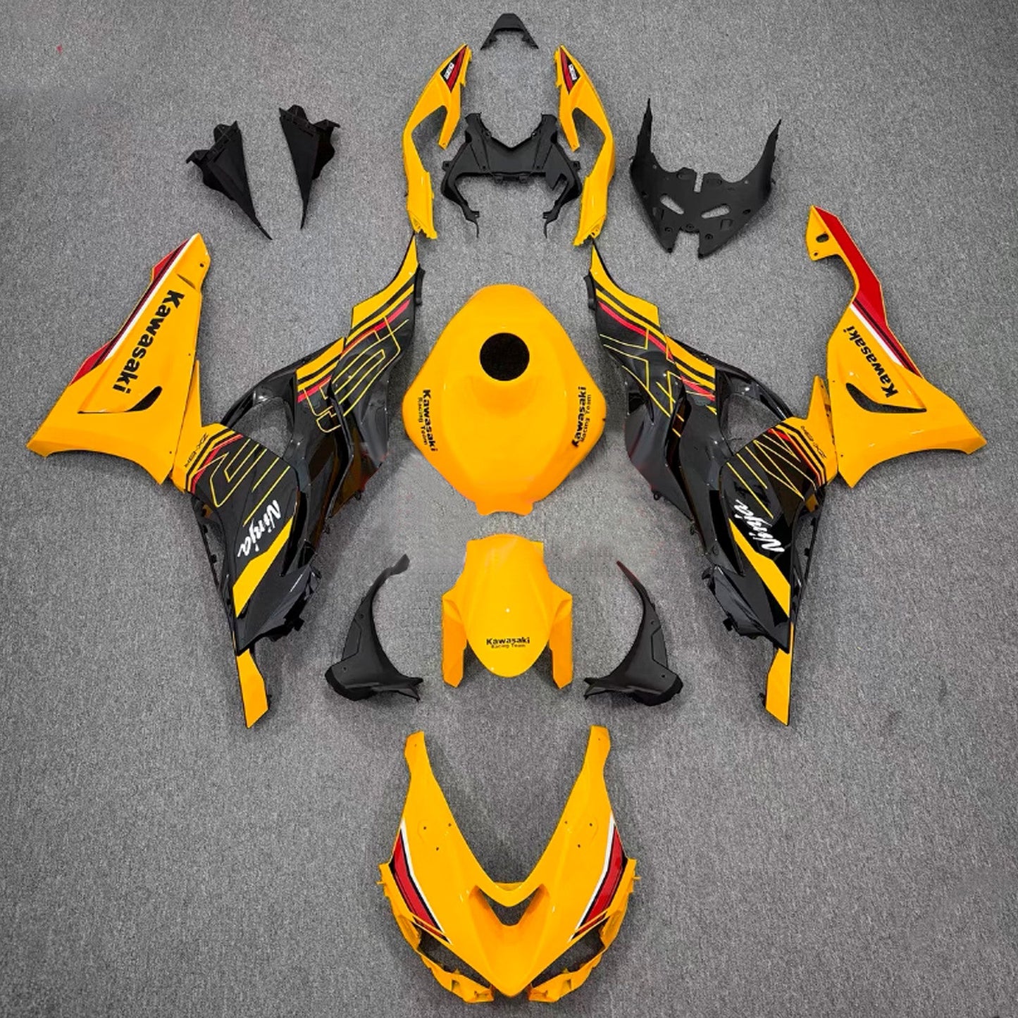 Kit carenatura iniezione in plastica ABS adatto per Kawasaki ZX-6R 2024-2026