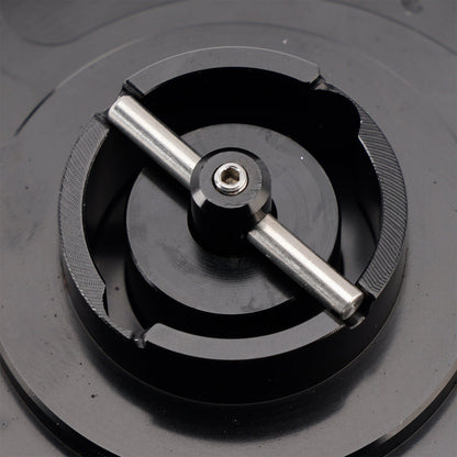 Tappo serbatoio carburante racing a sgancio rapido per Kawasaki ZX-6R Ninja ZX636 2007-2018