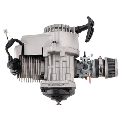MINIMOTO 49cc MINI MOTO BIKE / MOTORE QUAD CON AVVIAMENTO A STRAPPO, CARBURATORE E FILTRO DELL'ARIA