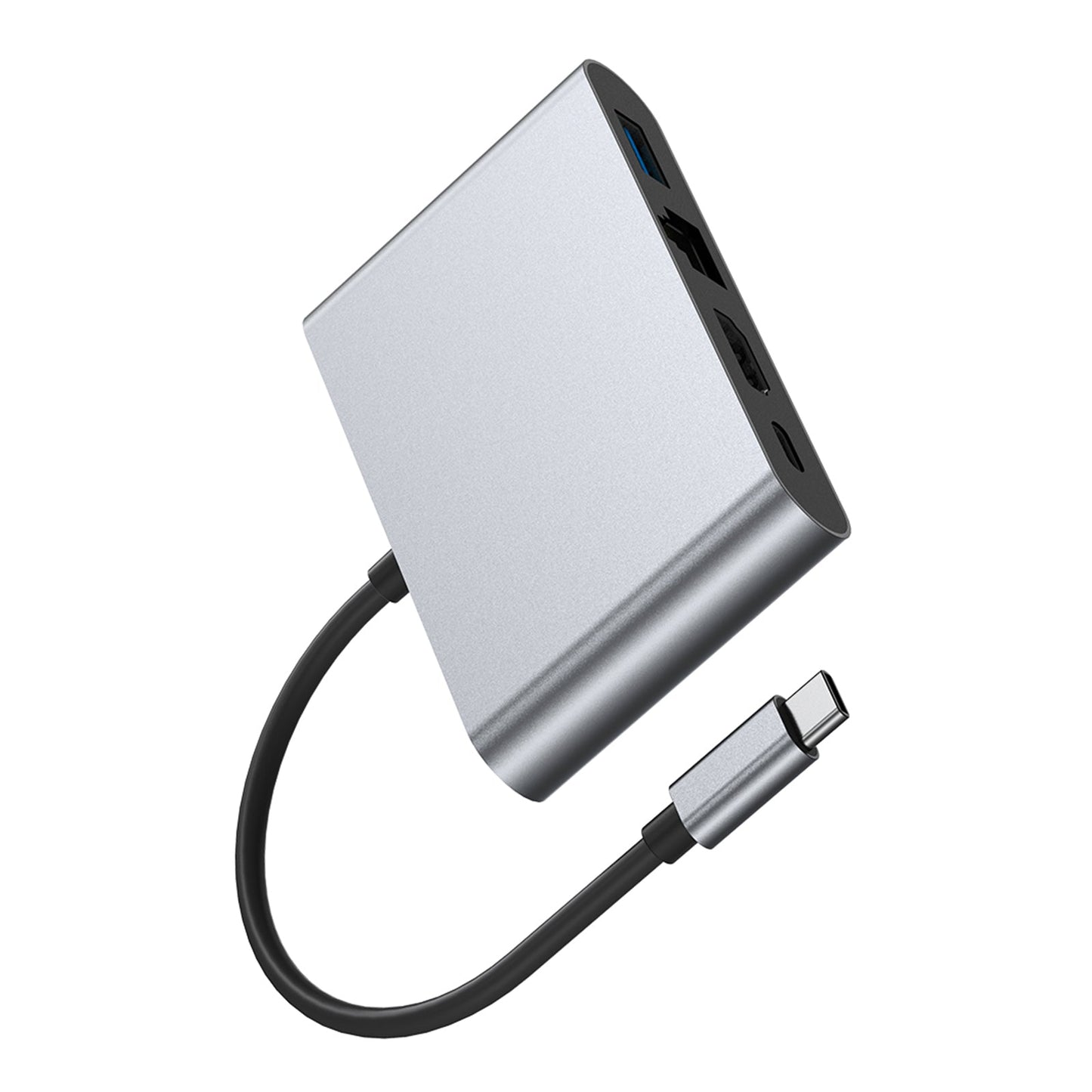 Stazione di aggancio 4 in 1 TYPE-C a RJ45 100M HDMI USB3.0 PD Interfaccia per MacBook