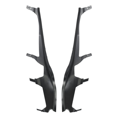 Coppia set di strisce di copertura faro superiore L+R per BMW 3 E46 COUPE CABRIO LCI