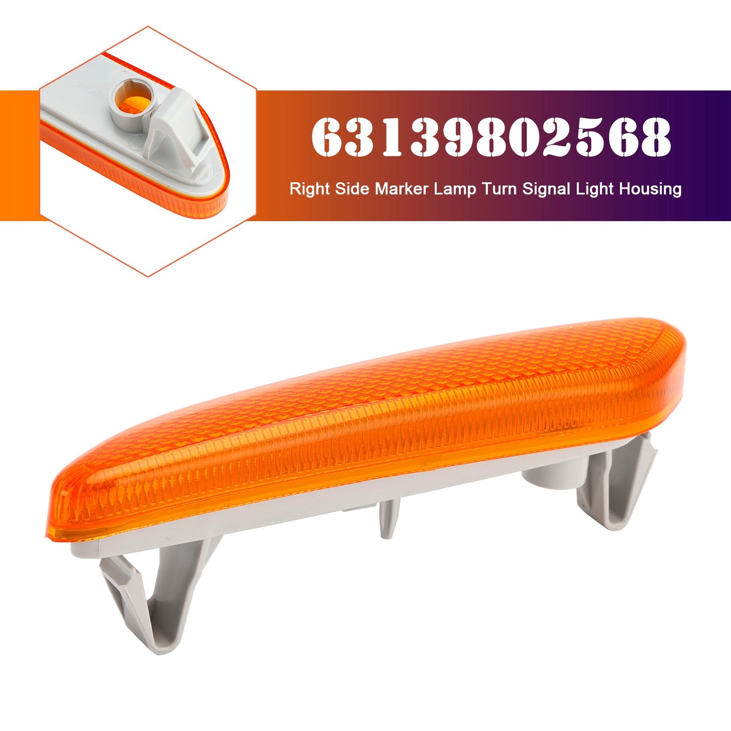 Alloggiamento luce indicatore di direzione lato destro per MINI R60 10-17 R61 12-17
